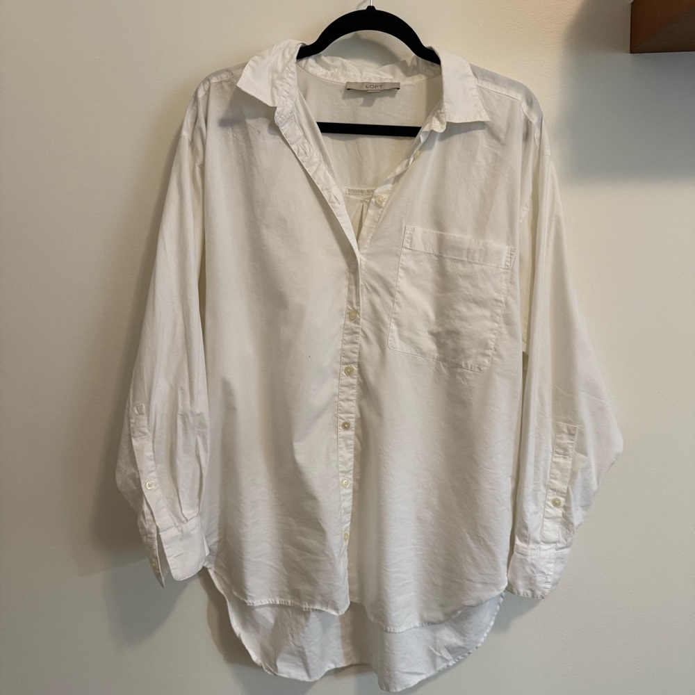LOFT Classic White Top